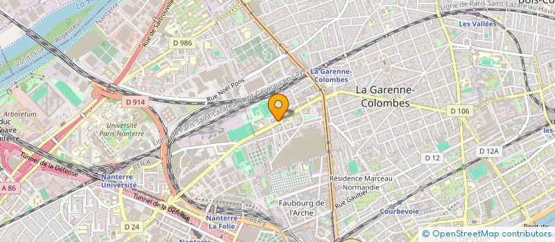 localisation de l'entreprise RENAISSANCE A LA VIE  LA GARENNE-COLOMBES