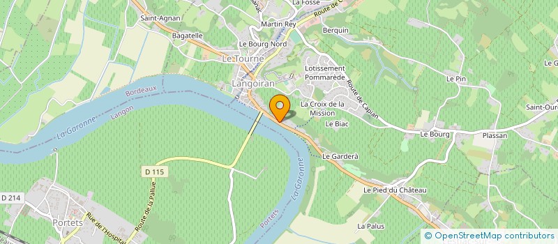 localisation de l'entreprise RENAISSANCE AQUITAINE  LANGOIRAN