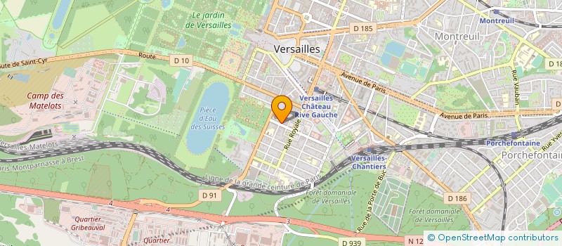 localisation de l'entreprise RENAISSANCE CAPITAL à VERSAILLES