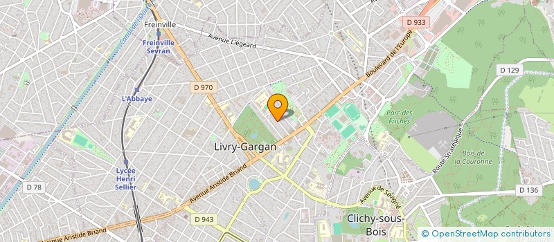 localisation de l'entreprise RENAISSANCE COMMUNISTE EN SEINE ST DENIS  LIVRY GARGAN