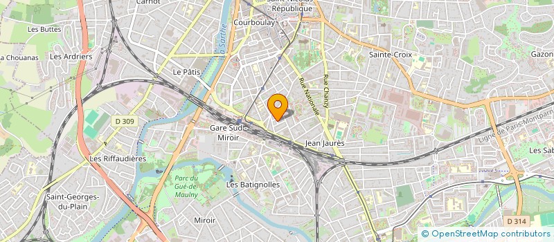 localisation de l'entreprise RENAISSANCE CULTURELLE  LE MANS
