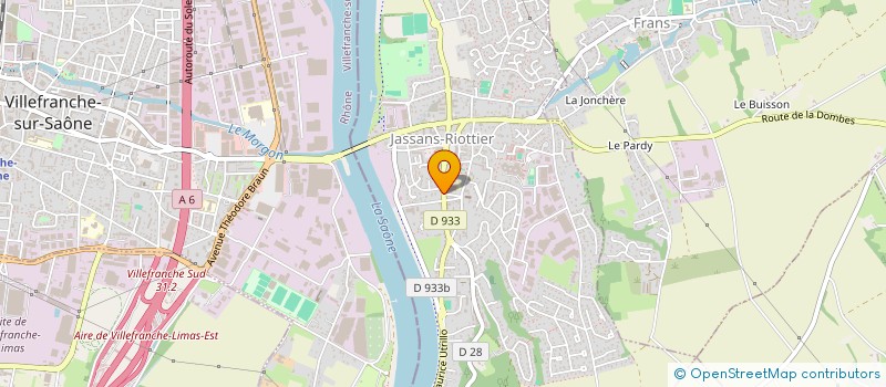 localisation de l'entreprise RENAISSANCE DE L ORGUE DE JASSANS RIOTTIER  JASSANS-RIOTTIER