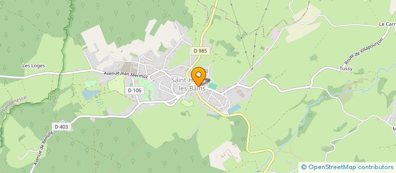 localisation de l'entreprise RENAISSANCE DE LA POTERIE DU CHATEAU DE SAINT-HONORE-LES -BAINS à SAINT-HONORE-LES-BAINS
