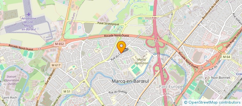 localisation de l'entreprise RENAISSANCE DES ARTS VIVANTS à MARCQ-EN-BARŒUL