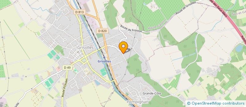 localisation de l'entreprise RENAISSANCE DESIGN HABITAT  GRISOLLES