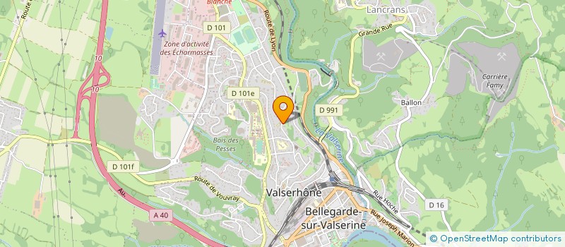 localisation de l'entreprise RENAISSANCE DU CHATEAU DE MUSINENS à VALSERHONE