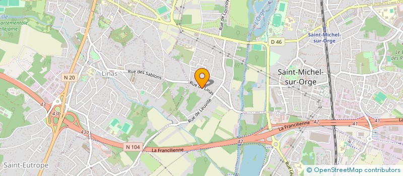 localisation de l'entreprise RENAISSANCE ET CULTURE DE LINAS à LINAS