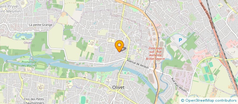 localisation de l'entreprise RENAISSANCE ET EMERGENCE RADICALE à OLIVET