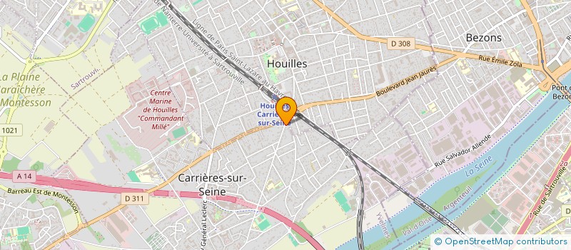 localisation de l'entreprise RENAISSANCE FINANCE à CARRIERES-SUR-SEINE