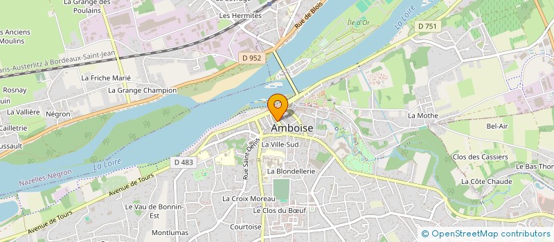 localisation de l'entreprise RENAISSANCE IMMOBILIER à AMBOISE
