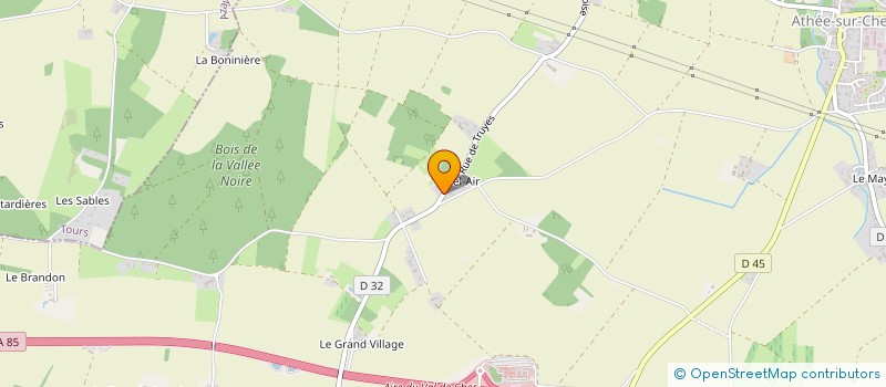 localisation de l'entreprise RENAISSANCESCIMMOBILIER  ATHEE-SUR-CHER