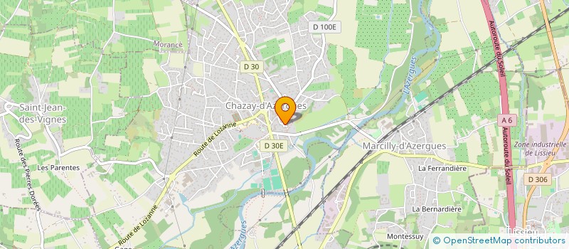 localisation de l'entreprise RENAITRE CHEZ SOI  CHAZAY-D'AZERGUES