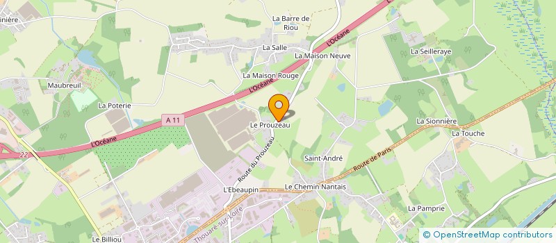 localisation de l'entreprise RENAJOLO  CARQUEFOU