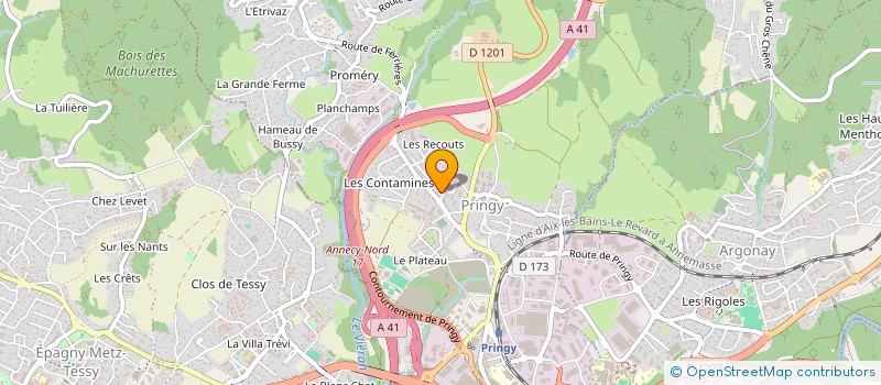 localisation de l'entreprise RENALDO ELEC à ANNECY