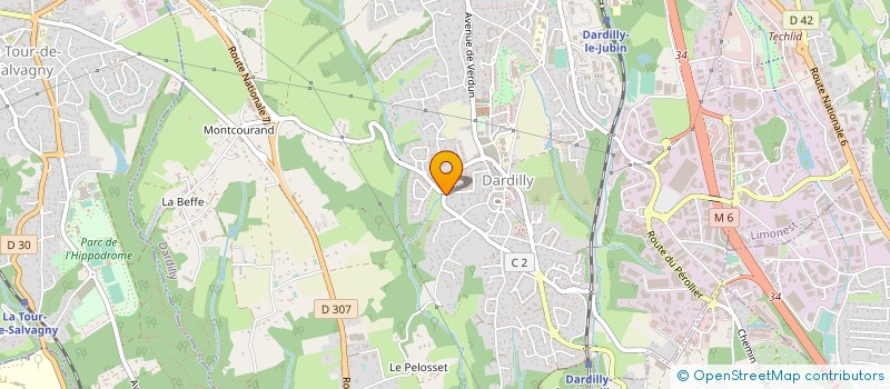 localisation de l'entreprise RENALIA à DARDILLY
