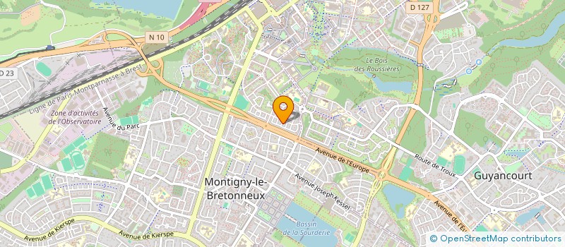 localisation de l'entreprise RENAN D'ISSY  MONTIGNY LE BRETONNEUX