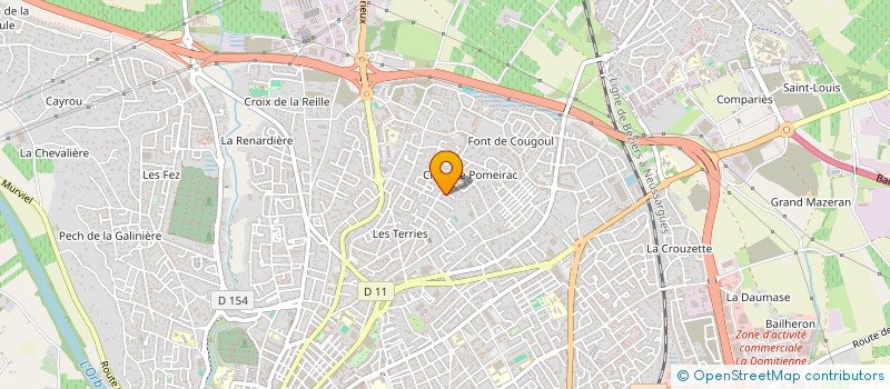 localisation de l'entreprise RENAN GUIRRIEC à BEZIERS