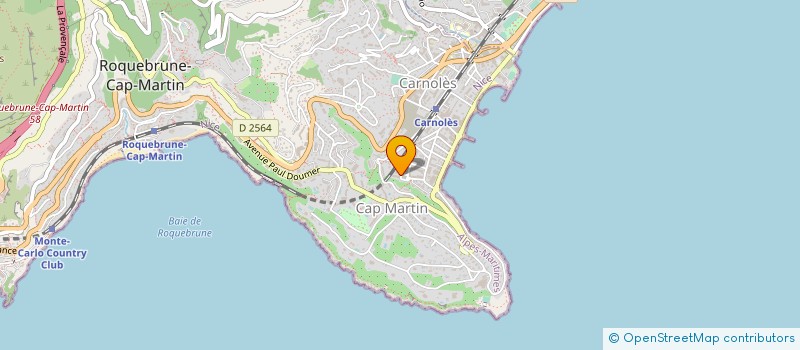 localisation de l'entreprise RENAPEINTURE à ROQUEBRUNE-CAP-MARTIN