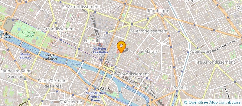 localisation de l'entreprise RENARD 26-2015  PARIS