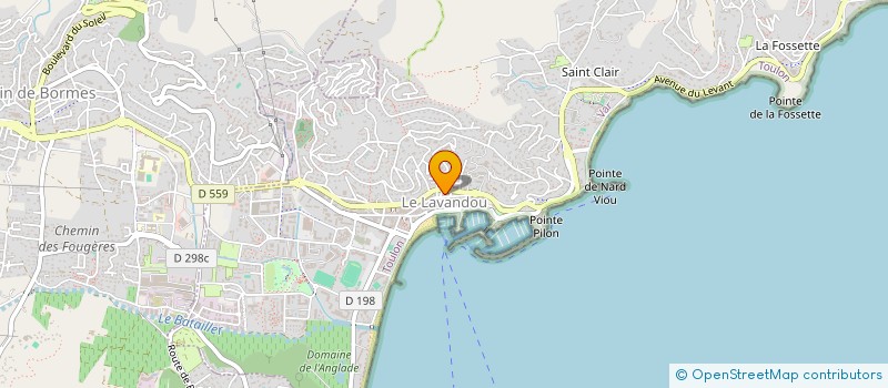 localisation de l'entreprise RENARD à LE LAVANDOU