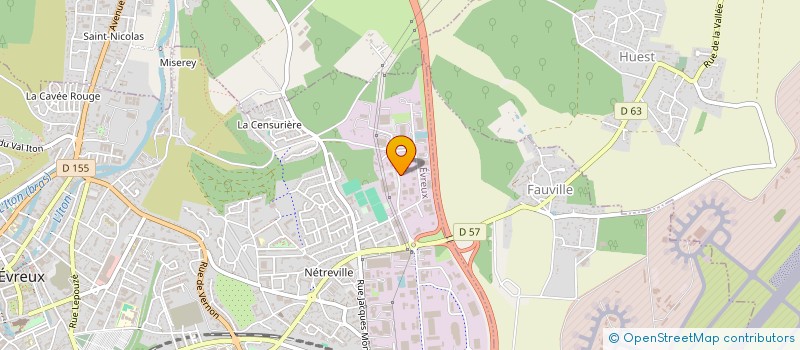 localisation de l'entreprise RENARD à EVREUX