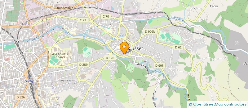 localisation de l'entreprise RENARD à CUSSET