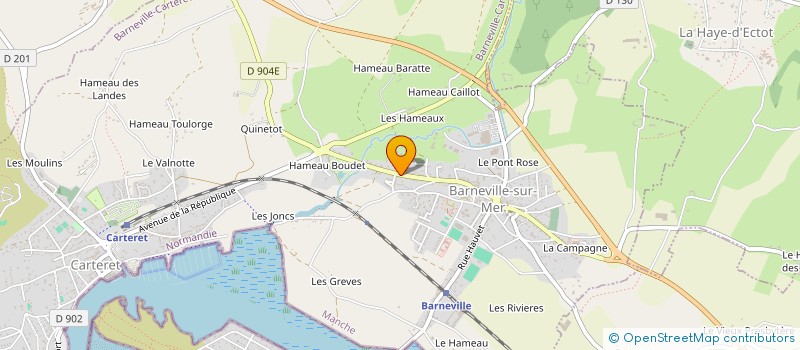 localisation de l'entreprise RENARD à BARNEVILLE-CARTERET
