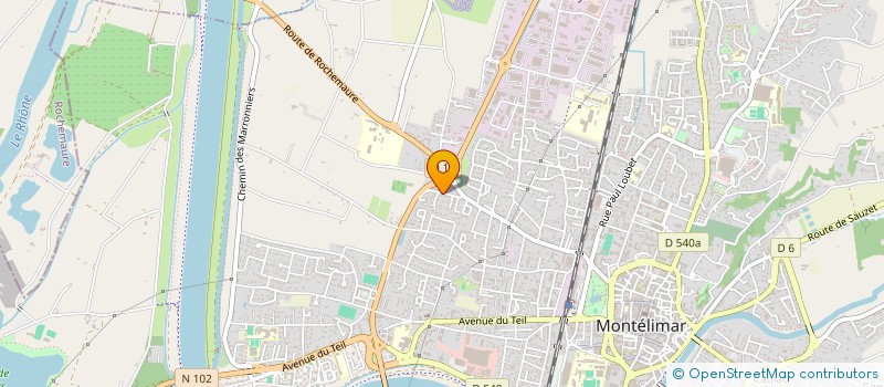localisation de l'entreprise RENARD à MONTELIMAR