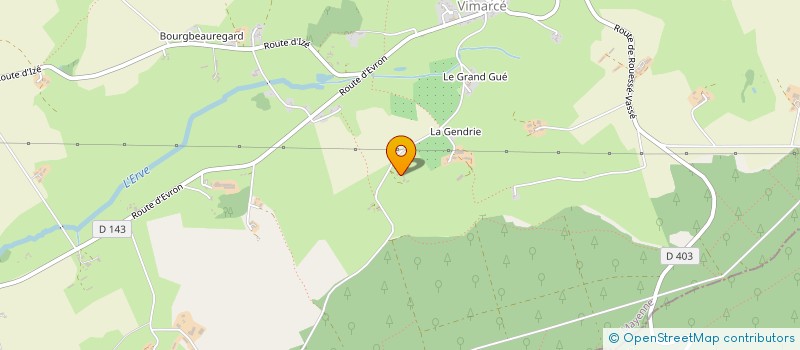 localisation de l'entreprise RENARD  VIMARTIN-SUR-ORTHE