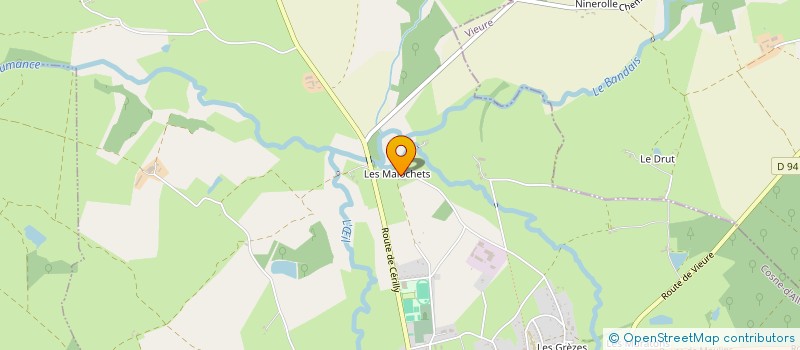 localisation de l'entreprise RENARD  COSNE-D'ALLIER