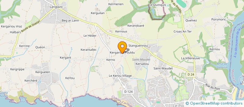 localisation de l'entreprise RENARD à CLOHARS-CARNOET