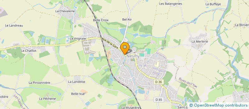 localisation de l'entreprise RENARD  NESMY