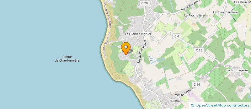 localisation de l'entreprise RENARD/BARON à SAINT-GEORGES-D'OLERON