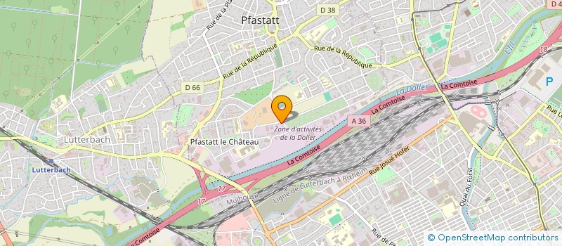 localisation de l'entreprise RENARD BLANC IMMOBILIER  MULHOUSE