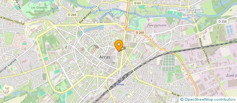 localisation de l'entreprise RENARD - DEPRAETERE à ARRAS