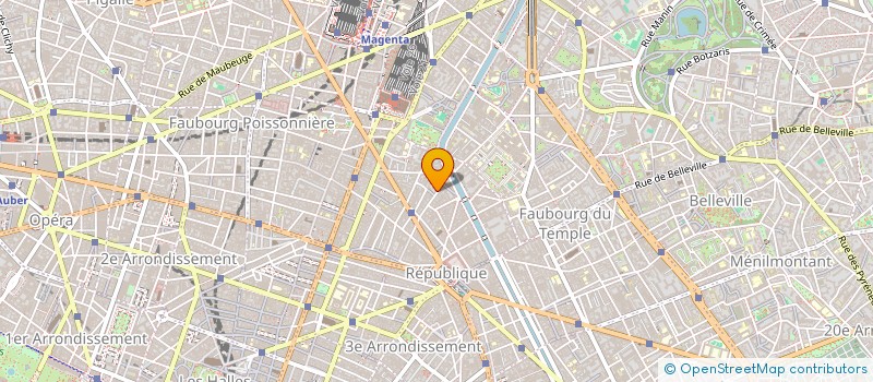 localisation de l'entreprise RENARD ET LARRIVE à PARIS