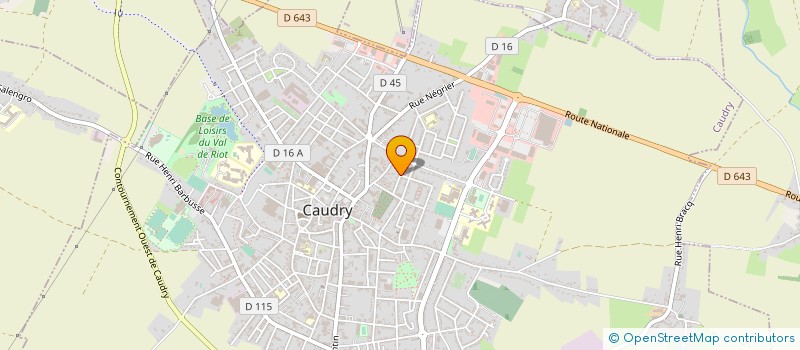 localisation de l'entreprise RENARD GRIERE ET CIE à CAUDRY