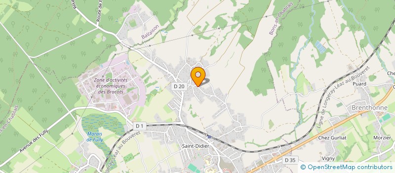 localisation de l'entreprise RENARD'HZ  BONS-EN-CHABLAIS