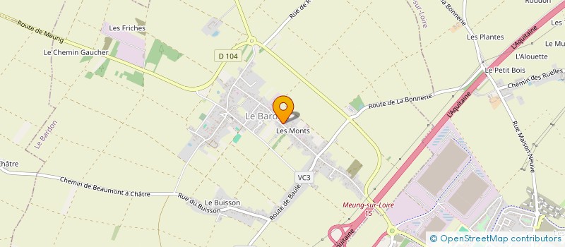localisation de l'entreprise RENARD'INVEST à LE BARDON