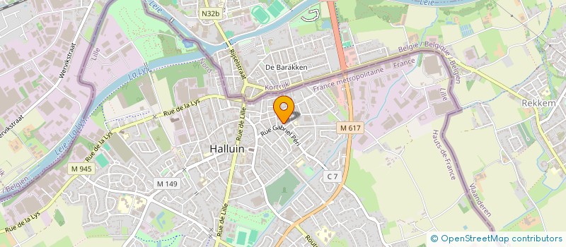 localisation de l'entreprise RENARD KUCIR  HALLUIN