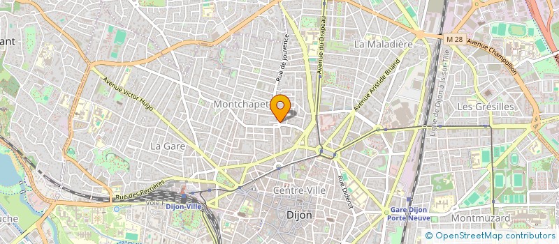 localisation de l'entreprise RENARD LUTCHMAYA à DIJON