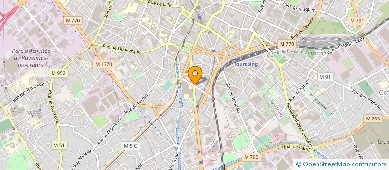 localisation de l'entreprise RENARD PARTENAIRES  TOURCOING