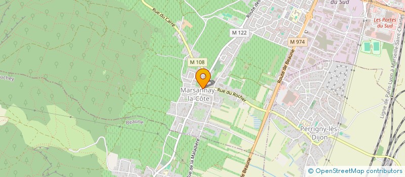 localisation de l'entreprise RENARD TRAITEUR à MARSANNAY-LA-COTE
