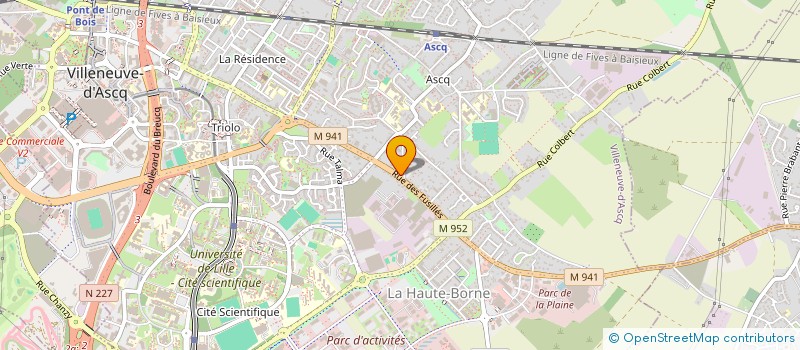 localisation de l'entreprise RENARD-WANQUET INDIVISION à VILLENEUVE-D'ASCQ