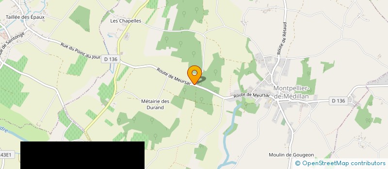 localisation de l'entreprise RENARD WILFRIED  MONTPELLIER-DE-MEDILLAN