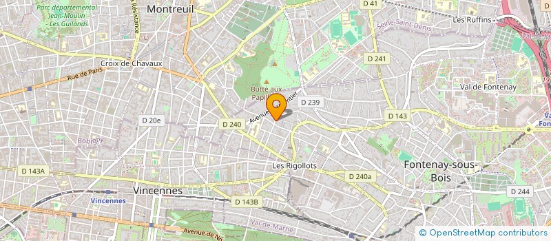 localisation de l'entreprise RENARDIERE  GIEN