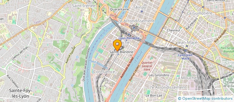 localisation de l'entreprise RENARDIERES SUD  LYON