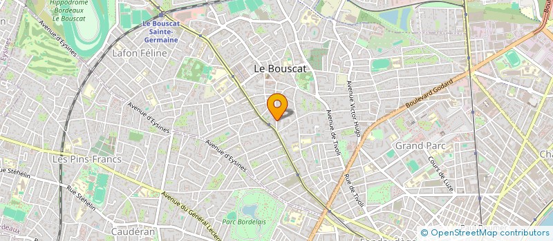 localisation de l'entreprise RENARDIG FONCIERE  LE BOUSCAT