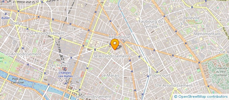 localisation de l'entreprise RENAT  PARIS