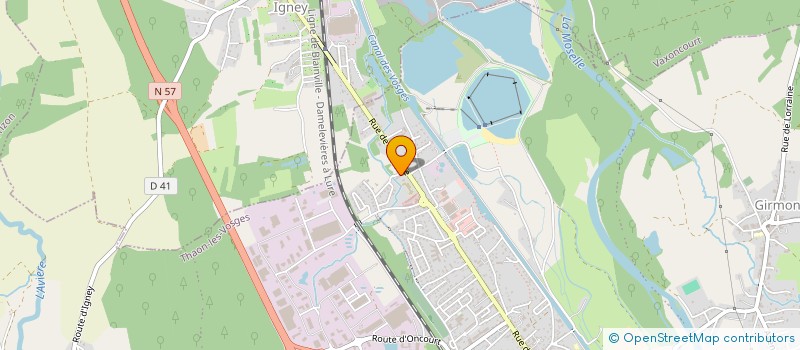 localisation de l'entreprise RENATH  THAON-LES-VOSGES